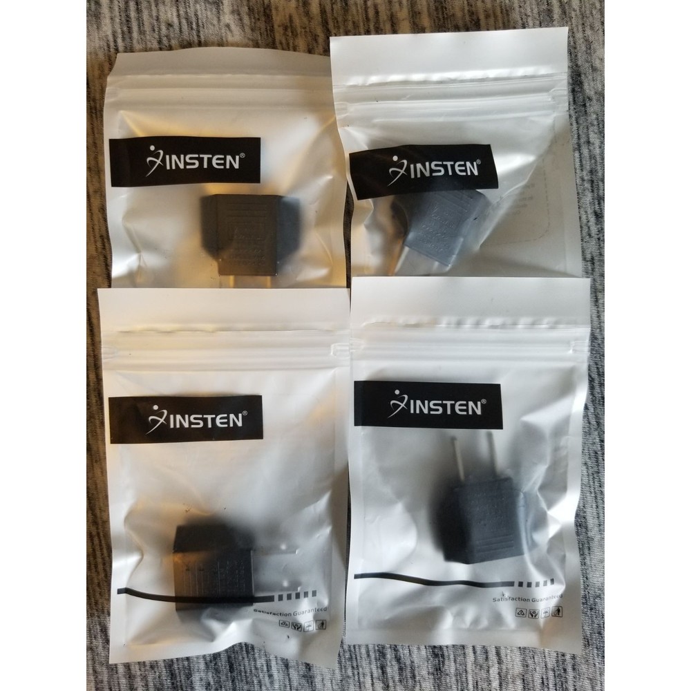 4X EU to US Power Travel Adapter